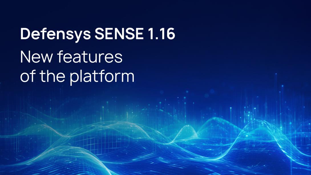 New features of the Defensys SENSE 1.16